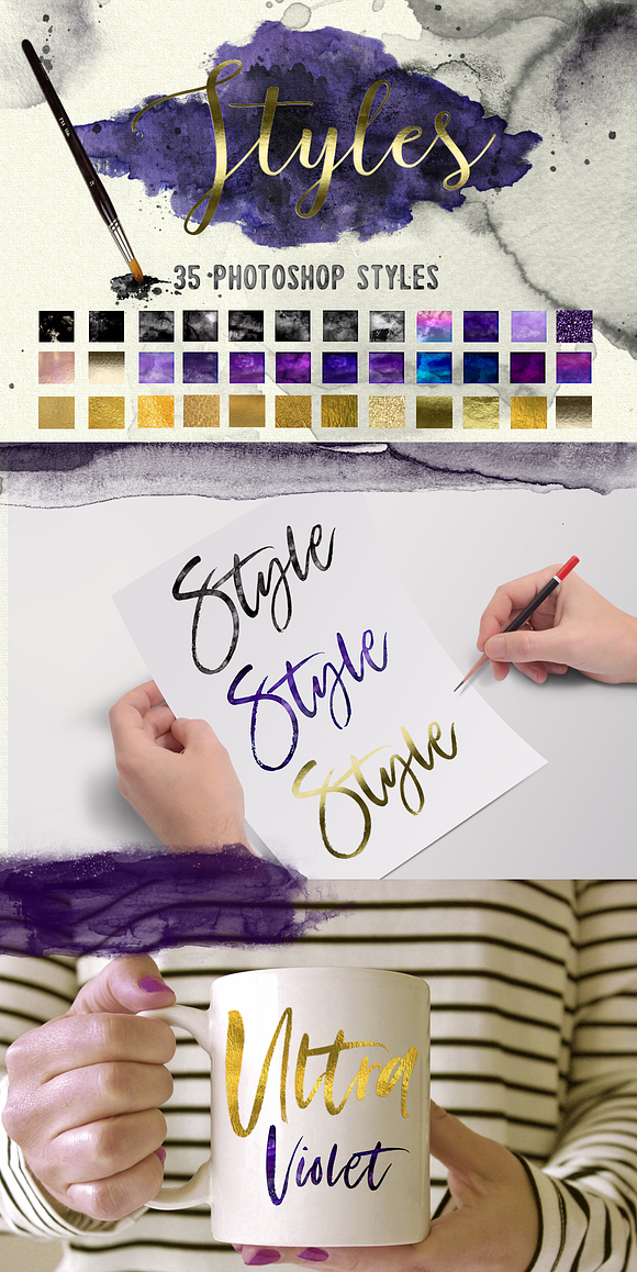 Ultraviolet Stationery & Design Kit in Illustrations - product preview 2