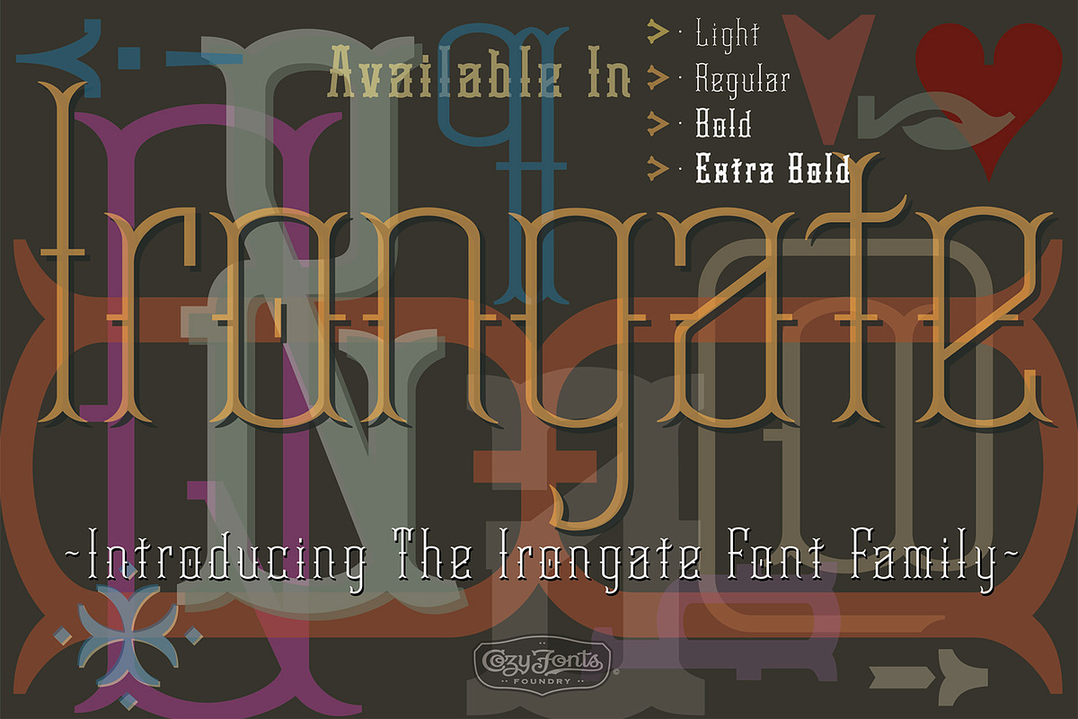 5.Irongate Family in Symbol Fonts - product preview 8