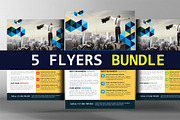 5 Creative Business Flyers Bundle