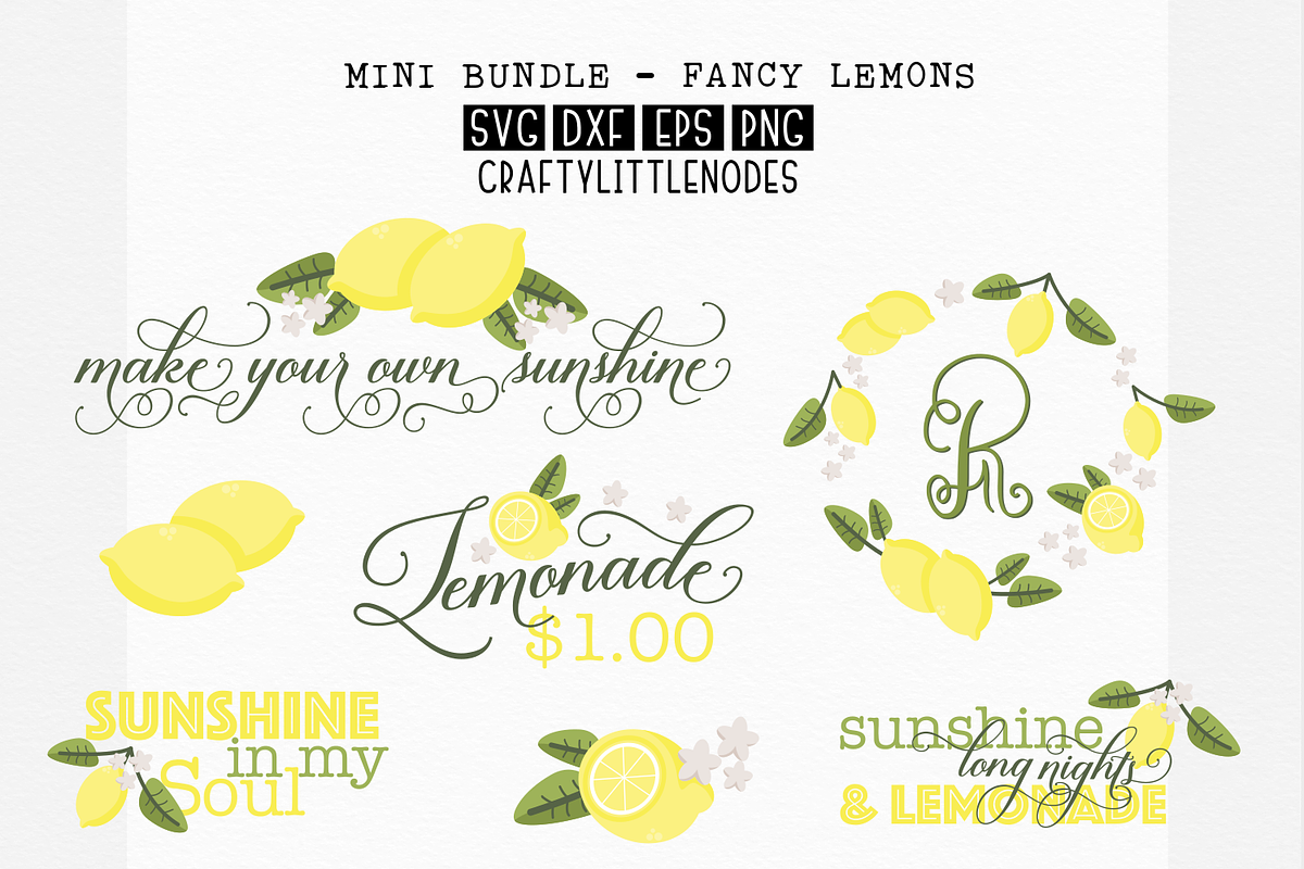 Lemons & Sunshine in Illustrations - product preview 8