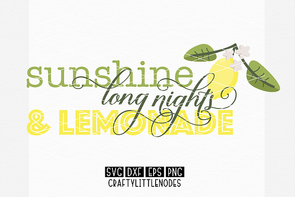 Lemons & Sunshine in Illustrations - product preview 7