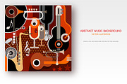 Abstract Music Background vector
