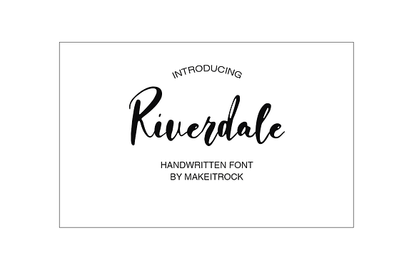 Riverdale |Sale 90% Off in Script Fonts - product preview 7