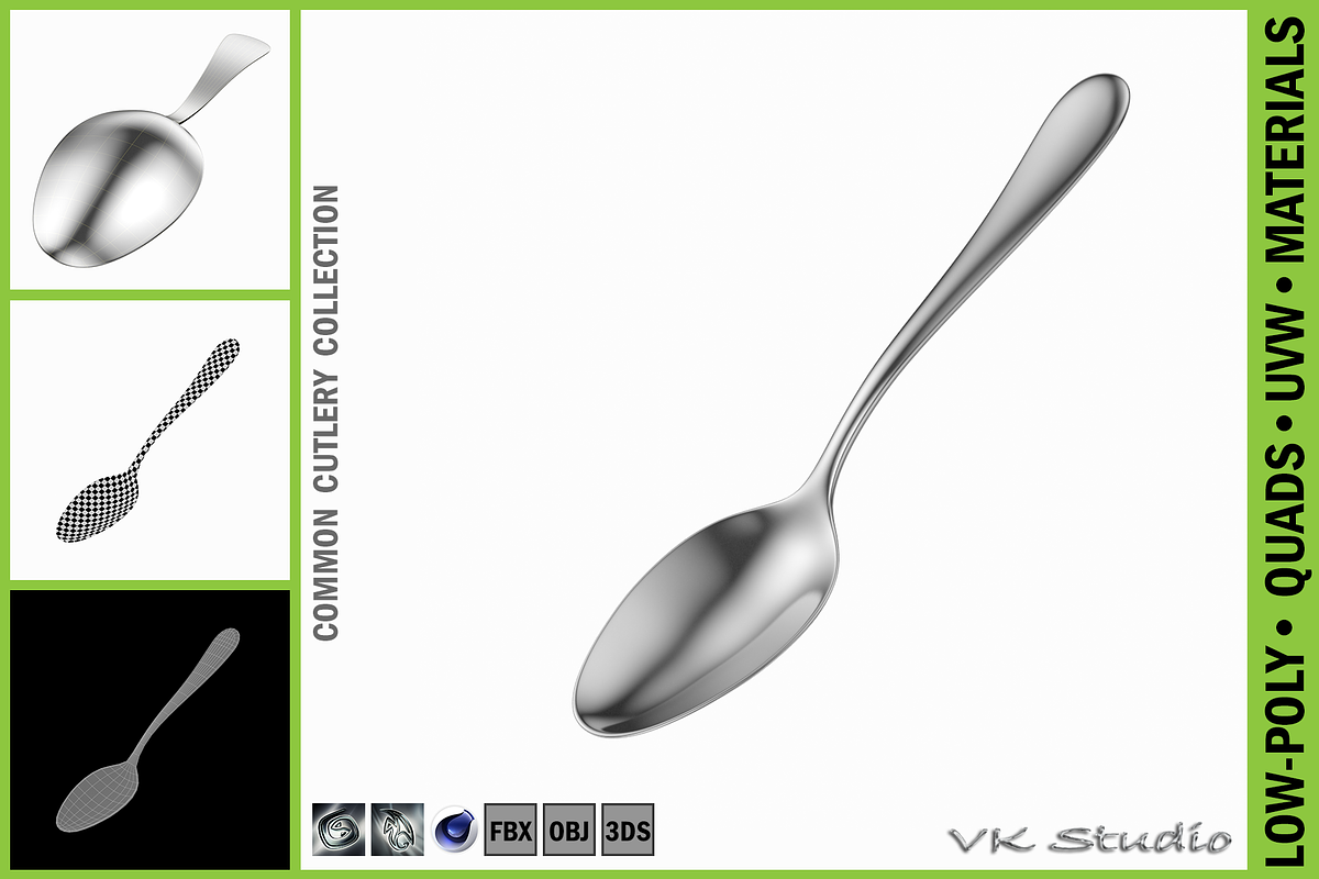 Serving Spoon Common Cutlery in Appliances - product preview 8
