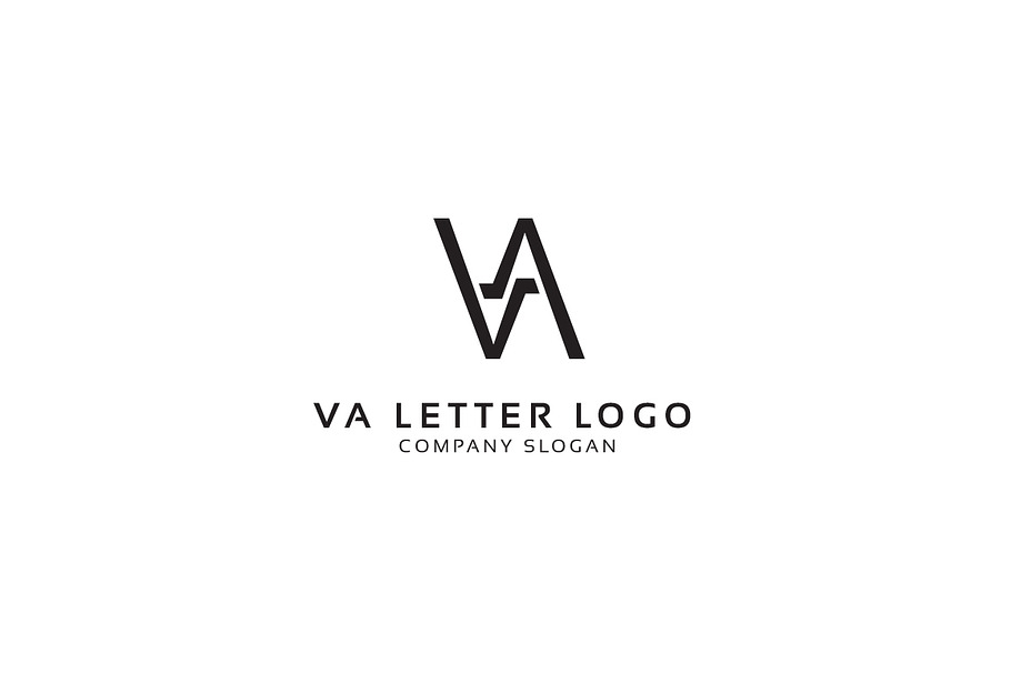 VA Letter Logo in Logo Templates - product preview 8