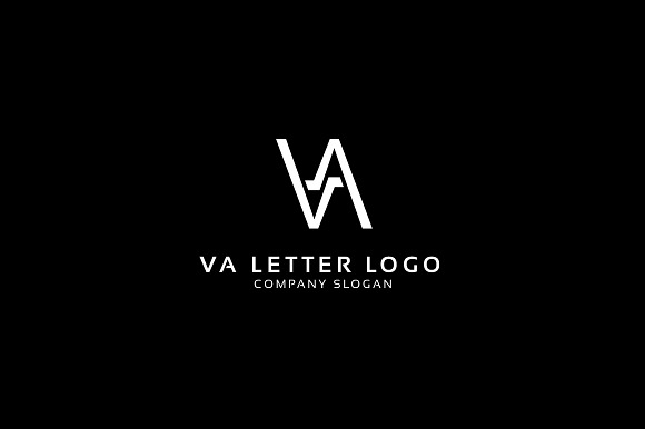 VA Letter Logo in Logo Templates - product preview 1