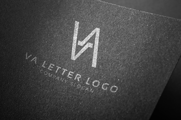 VA Letter Logo in Logo Templates - product preview 3