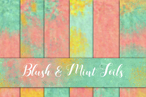 Mint & Blush Digital Paper