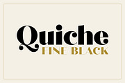 Quiche Fine Black Font