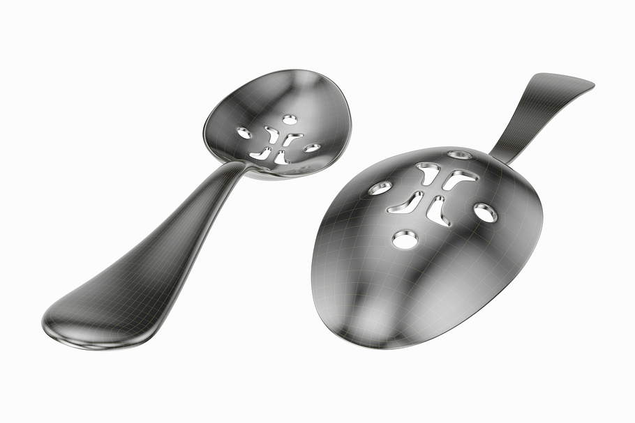 Pierced Serving Spoon Common Cutlery in Appliances - product preview 4