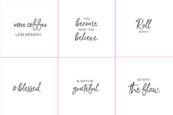 50 Image Boss Babe Quotes Pack  in Instagram Templates - product preview 2