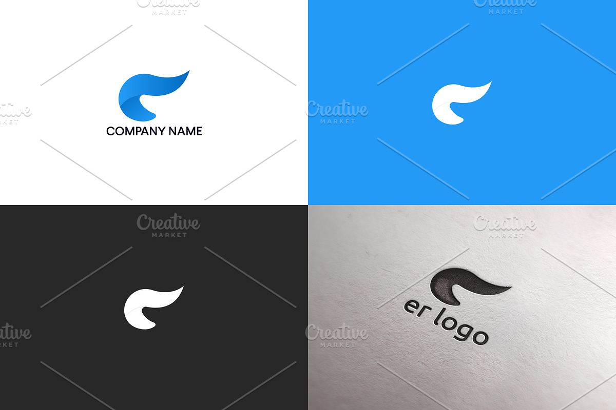 R logo design | Free UPDATE in Logo Templates - product preview 8