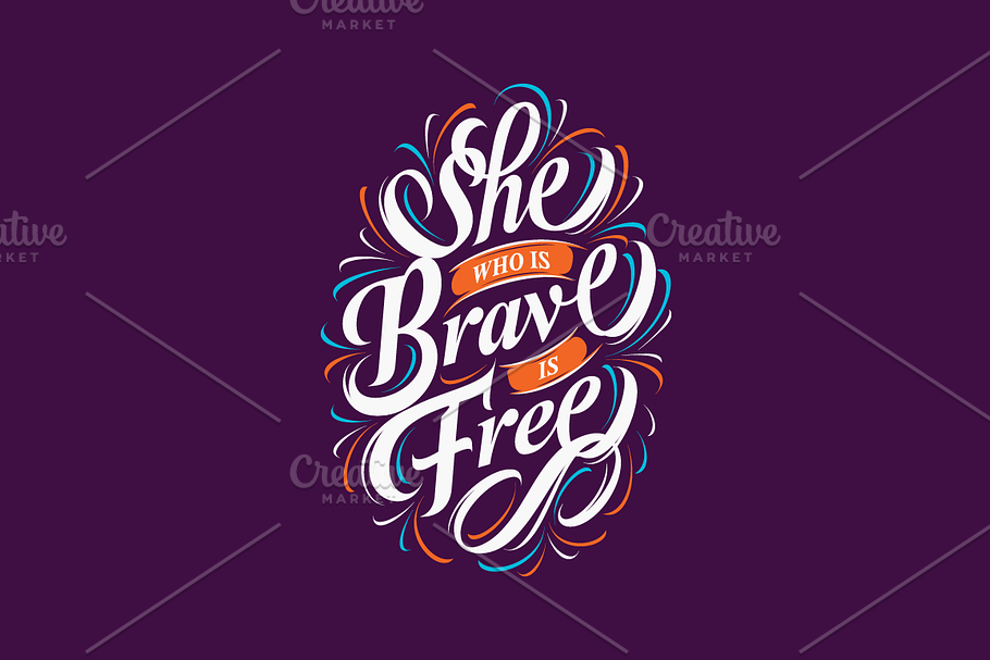 She Who is Brave is Free in Illustrations - product preview 8
