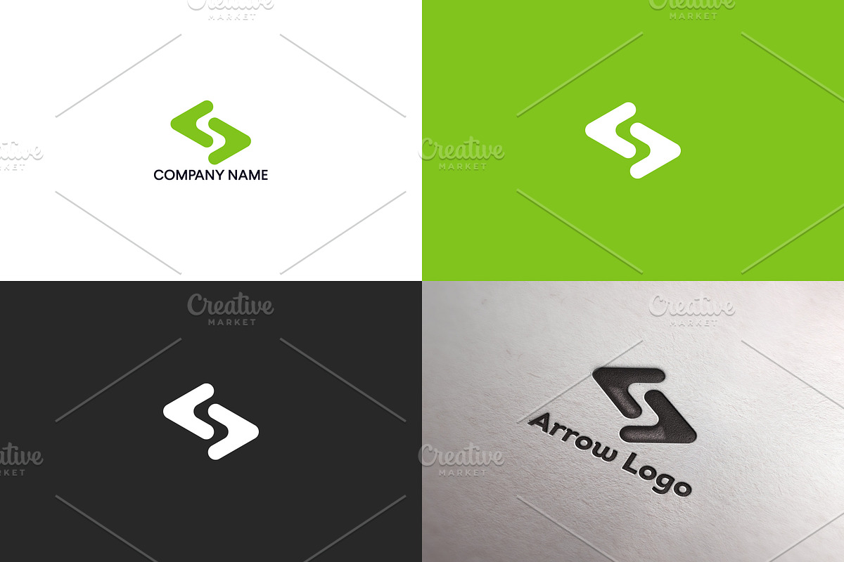 Arrow logo design | Free UPDATE in Logo Templates - product preview 8