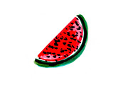 Watermelon Art Illustration