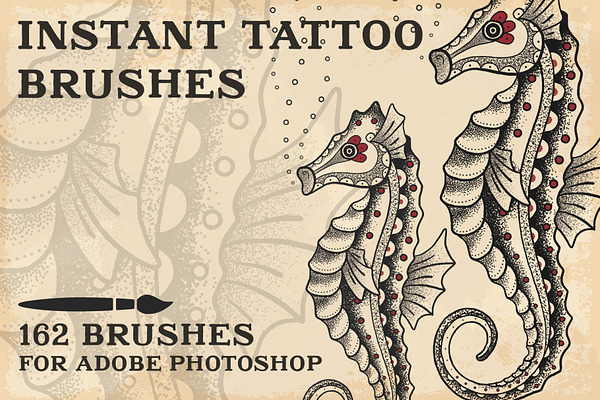 Instant Tattoo Brushes for Photoshop