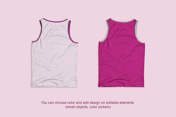 Unisex Jersey Tank Mockups in Product Mockups - product preview 2
