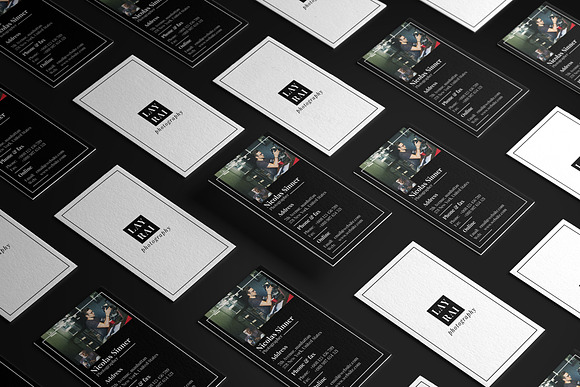 Siminal Photography Business Card in Business Card Templates - product preview 1