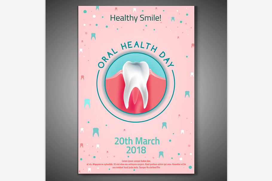 Oral Health Day Poster in Illustrations - product preview 8