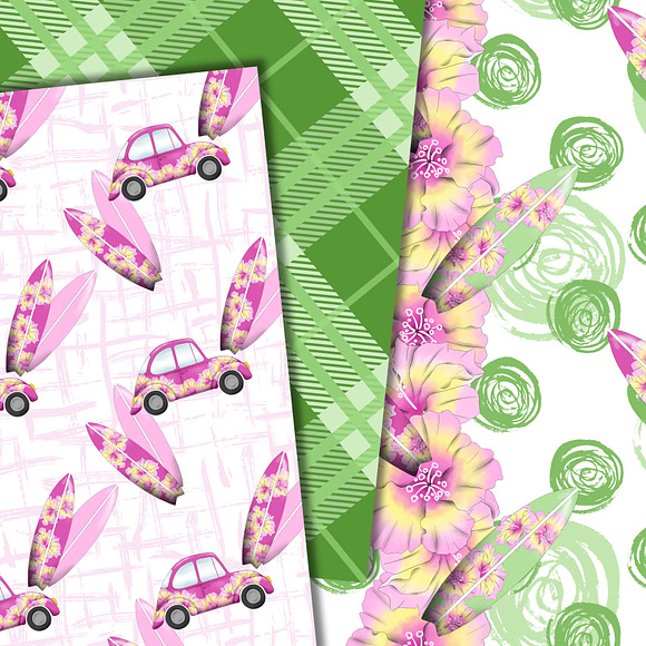 Surf digital paper in Patterns - product preview 3
