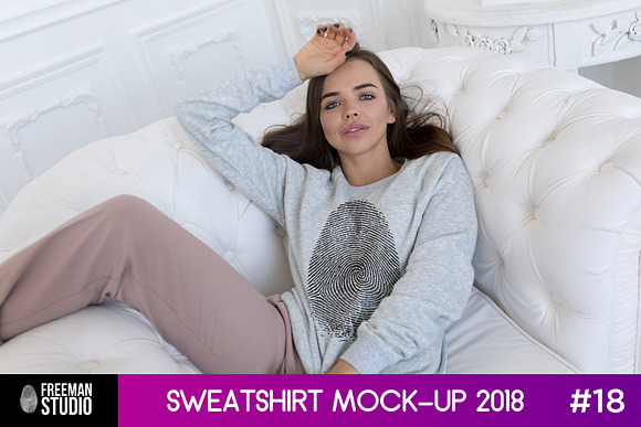Sweatshirt Mock-Up 2018 #18 in Product Mockups - product preview 24