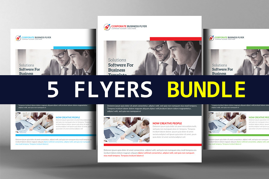 5 Digital Agency Flyers Bundle
