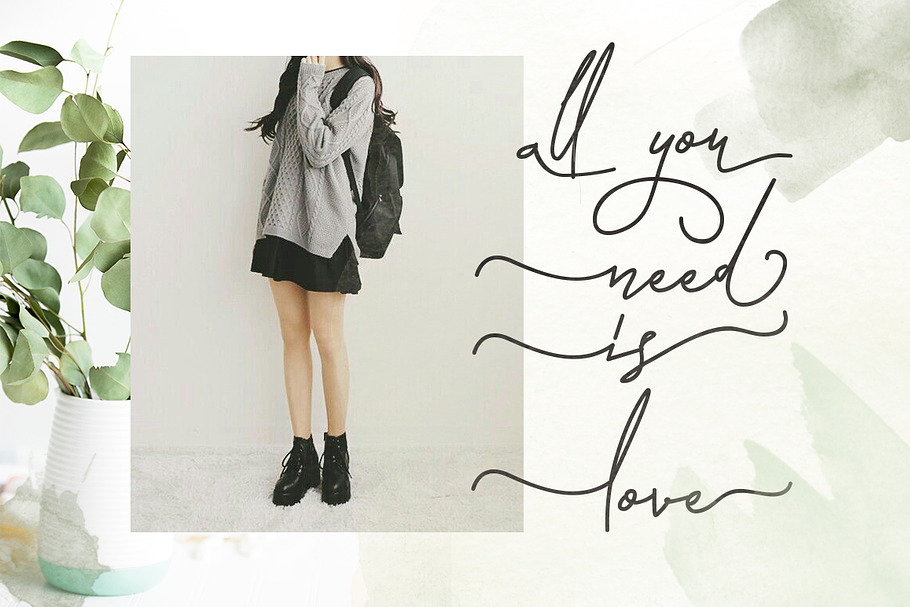 Laura Hellaw a lovely script font in Script Fonts - product preview 8