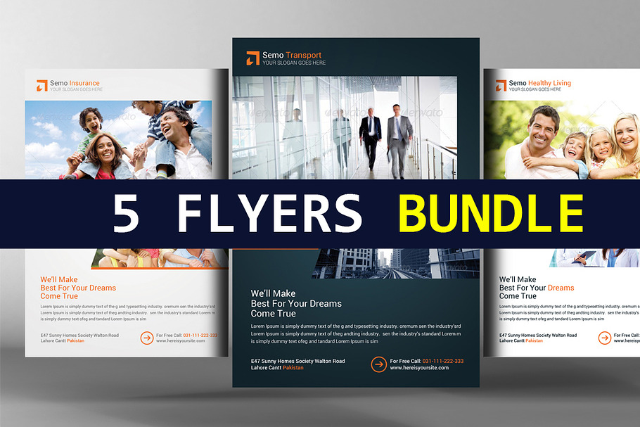 5 Agency/Business Flyers Bundle