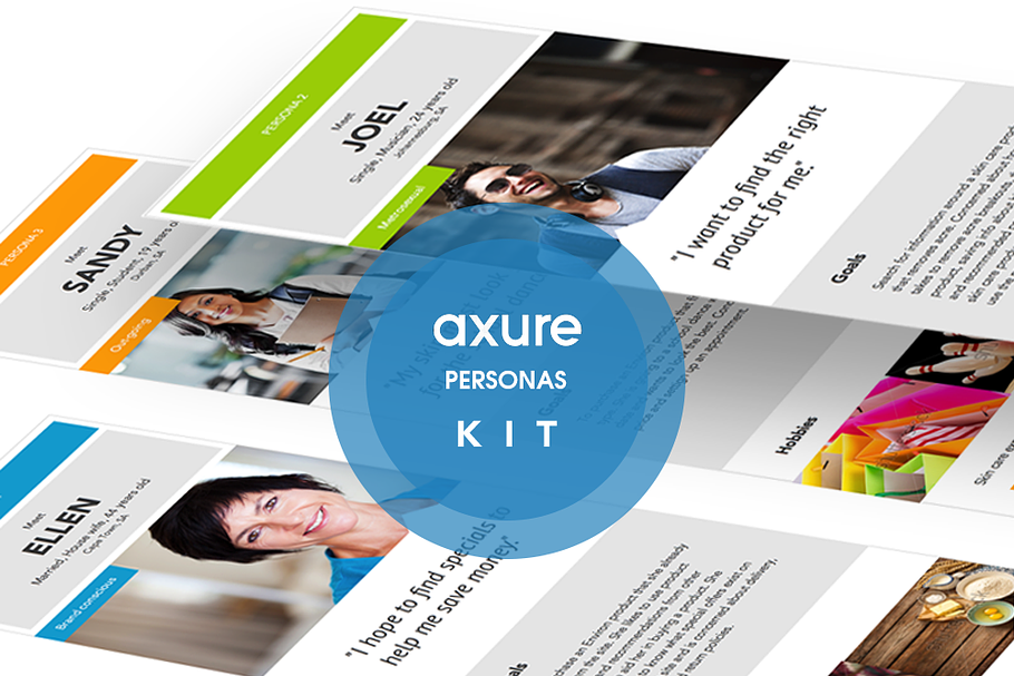 Axure Personas Kit in UI Kits and Libraries - product preview 8