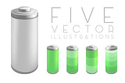 Battery Icon Illustrations