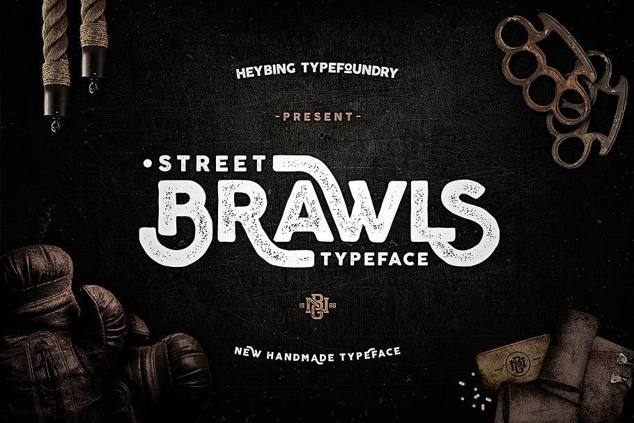 Brawls Typeface + Bonus in Chalkboard Fonts - product preview 8