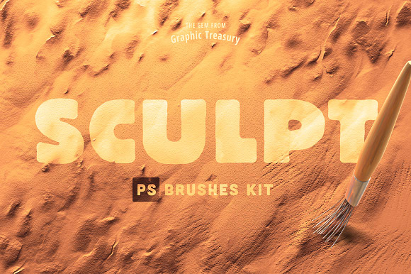 Sculpt Brushes Kit for Photoshop in Photoshop Brushes - product preview 2