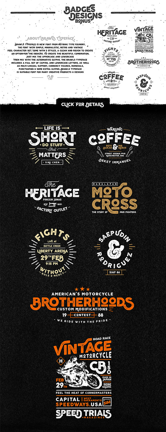 Brawls Typeface + Bonus in Chalkboard Fonts - product preview 1