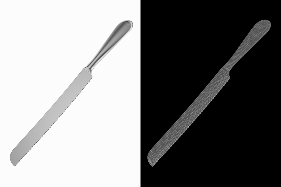 Cake Pie Knife Common Cutlery in Appliances - product preview 1