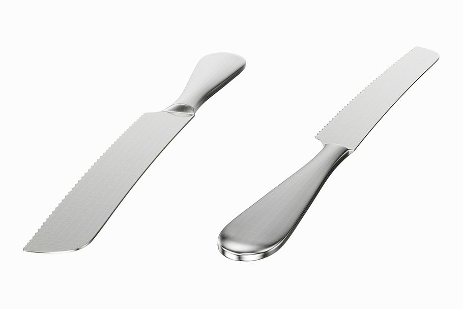 Cake Pie Knife Common Cutlery in Appliances - product preview 4