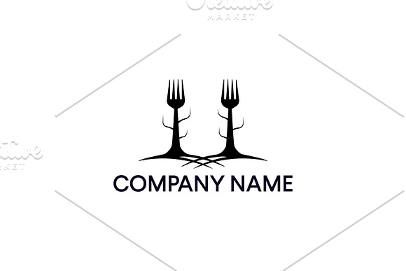 Fork logo design | Free UPDATE in Logo Templates - product preview 1
