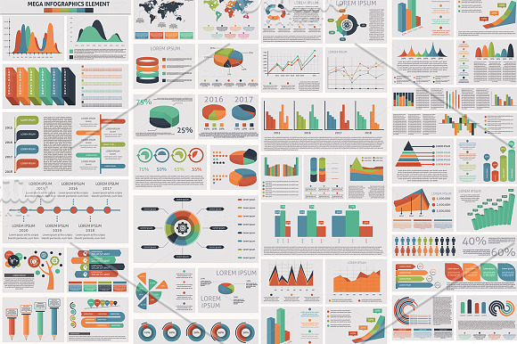 2700 Creative Pro Bundle Infographic in Illustrations - product preview 4