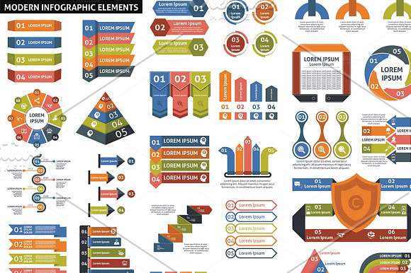 2700 Creative Pro Bundle Infographic in Illustrations - product preview 5