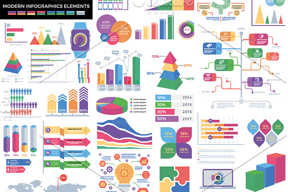 2700 Creative Pro Bundle Infographic in Illustrations - product preview 6