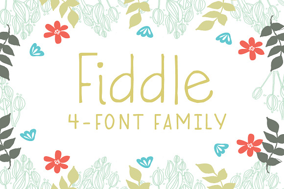 Fiddle 4-Font Family in Display Fonts - product preview 4
