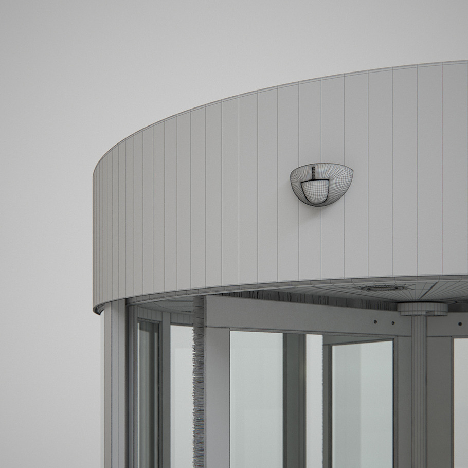 Revolving Door 150cm in Architecture - product preview 10