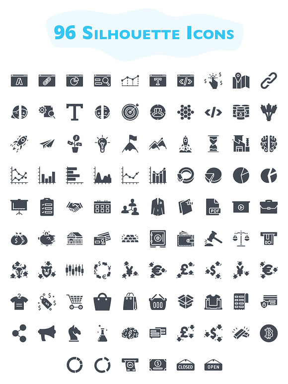 384 Business Icons in Business Icons - product preview 3