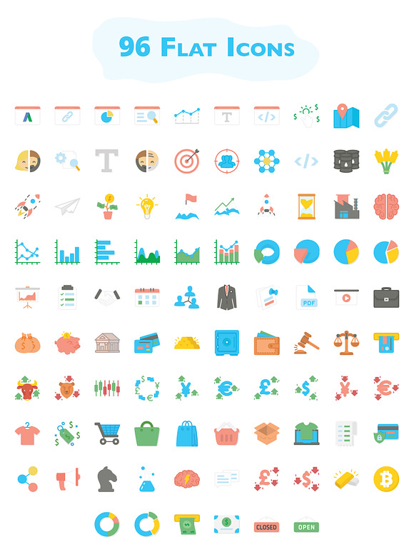 384 Business Icons in Business Icons - product preview 6
