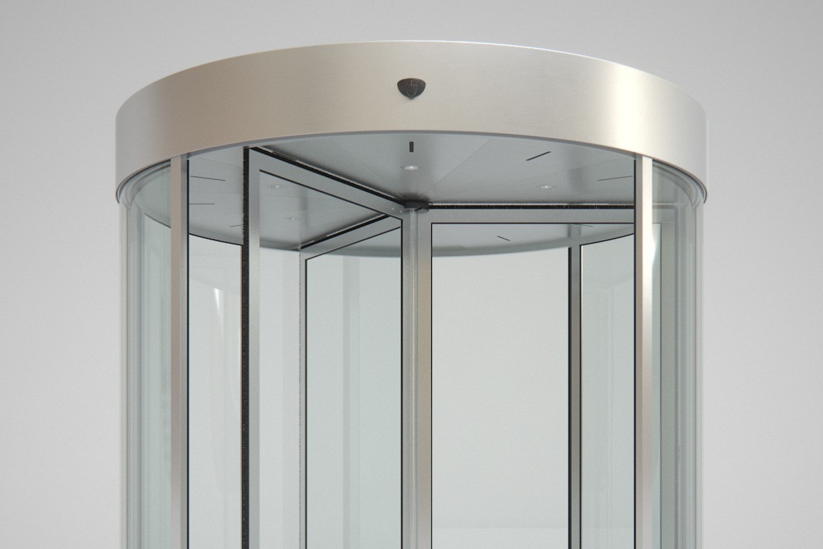 Revolving Door 250cm in Architecture - product preview 8
