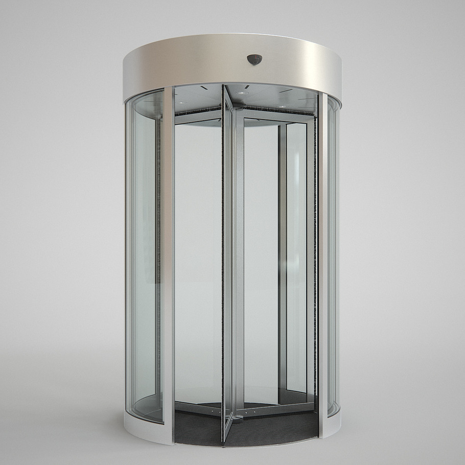 Revolving Door Set in Architecture - product preview 1