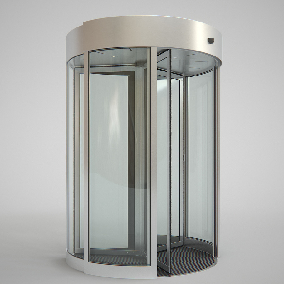 Revolving Door Set in Architecture - product preview 2
