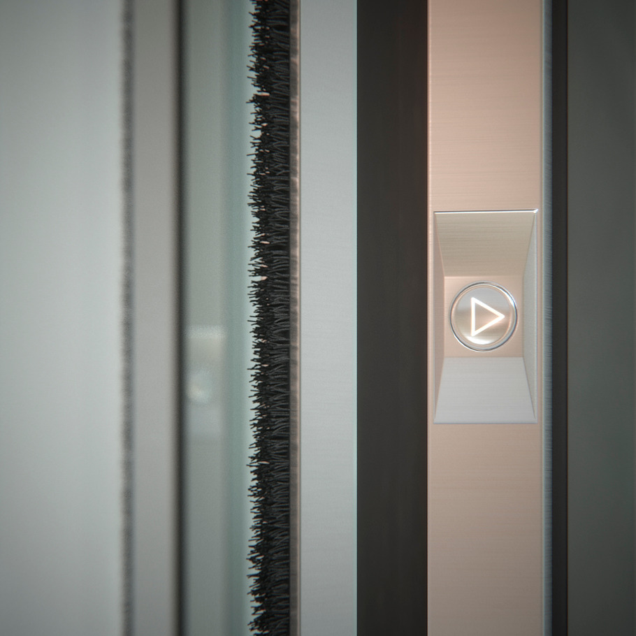 Revolving Door Set in Architecture - product preview 9