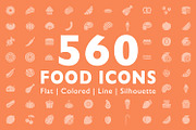 560 Food Icons
