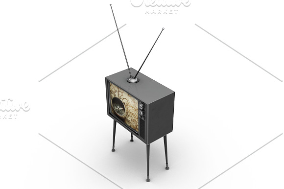 Vintage Tv Mockup in Mockup Templates - product preview 10
