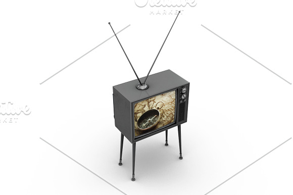 Vintage Tv Mockup in Mockup Templates - product preview 13